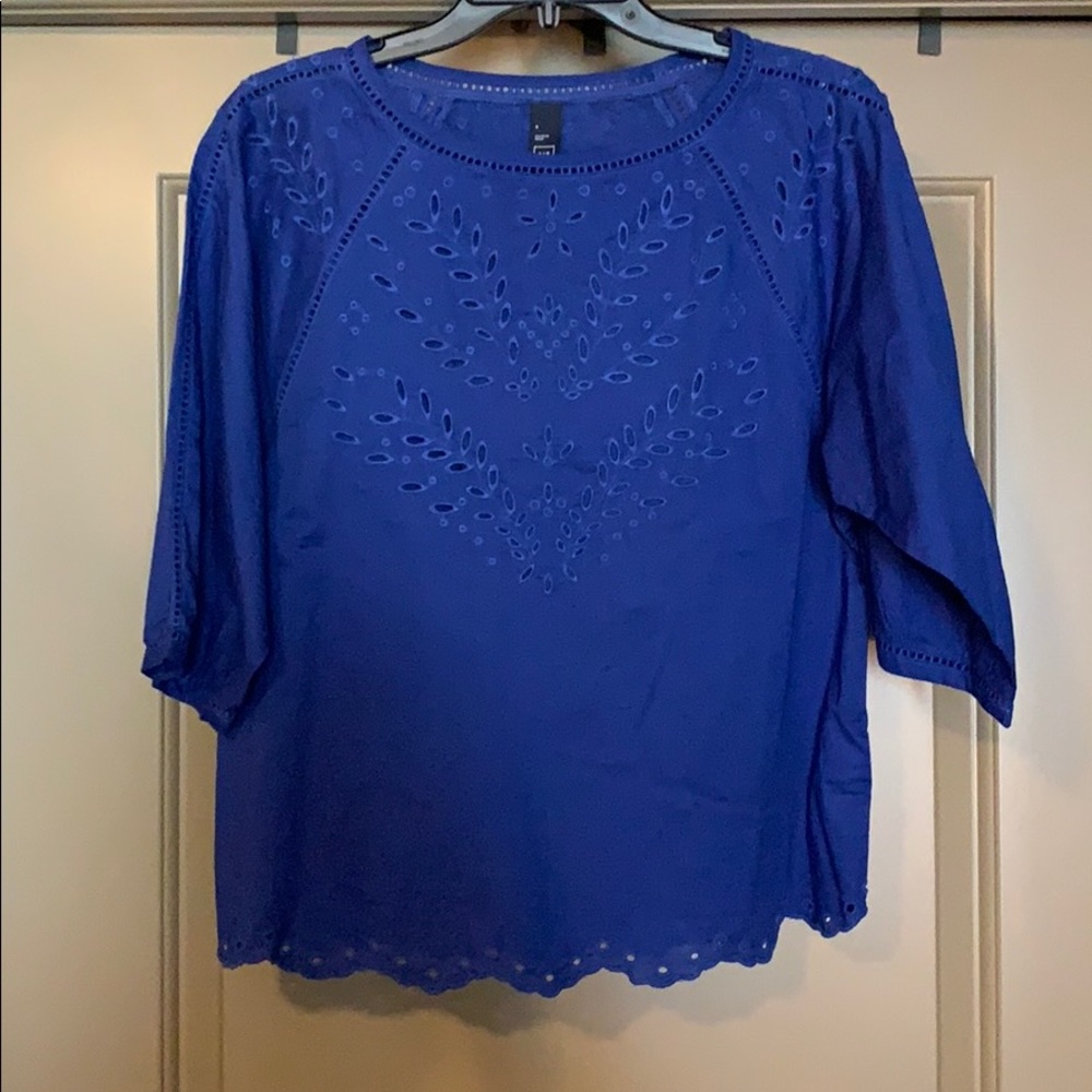 Blue Gap Blouse